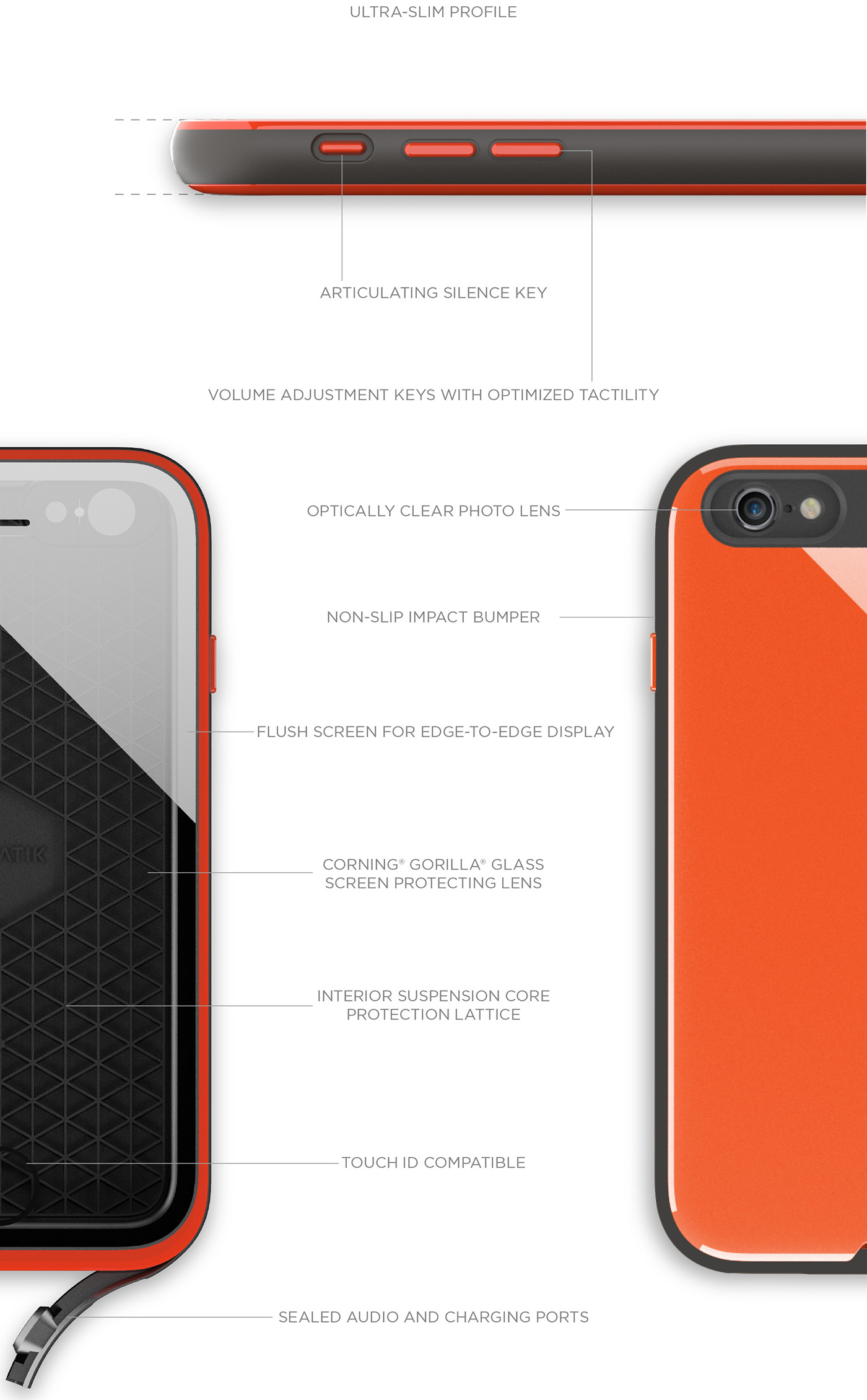 Apple mobile phone shell，waterproof，Fall prevention，ultimate，lunatik，industrial design，